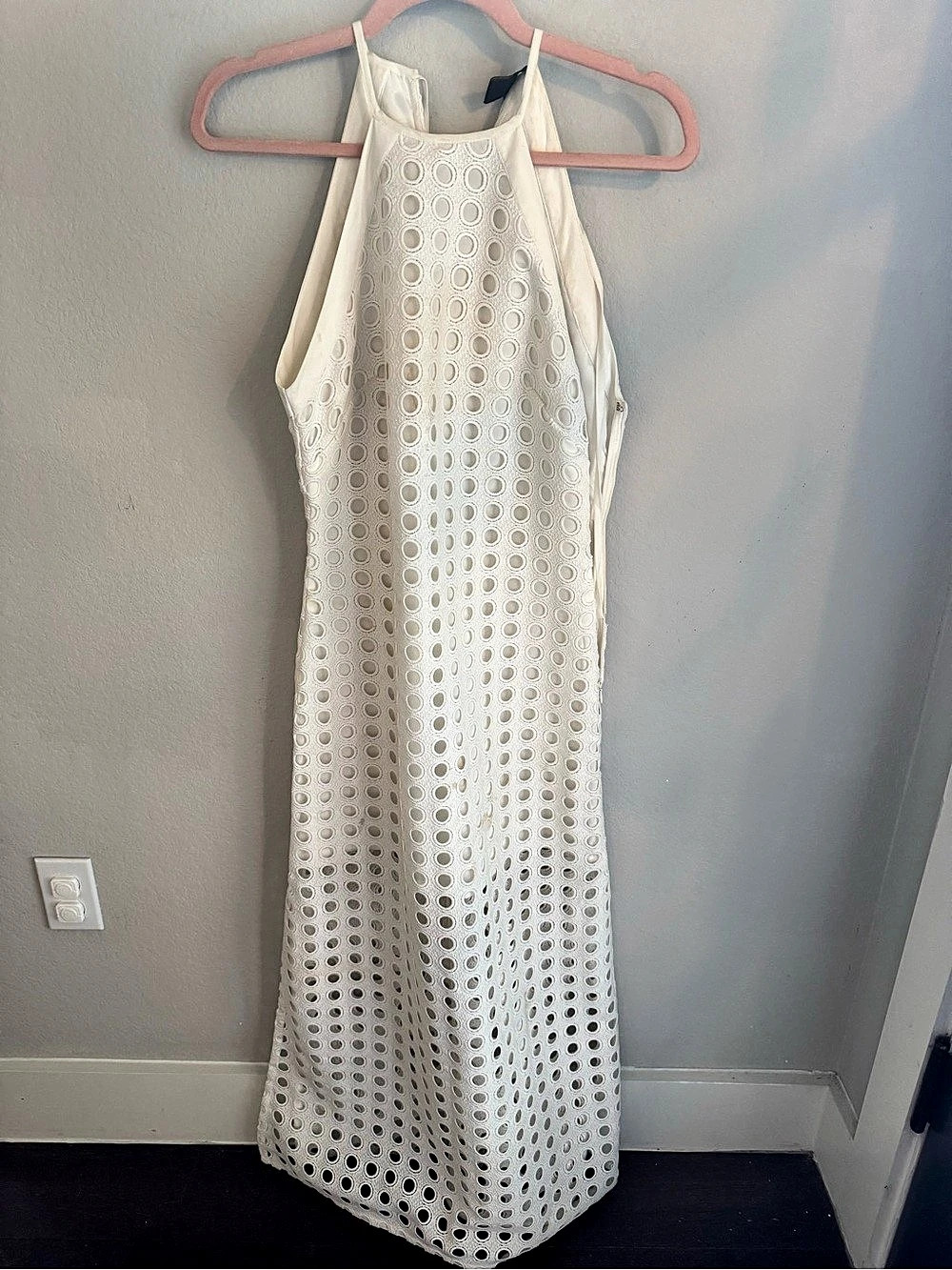 Anthropologie Vineet Bahl Eyelet Midi Dress, White